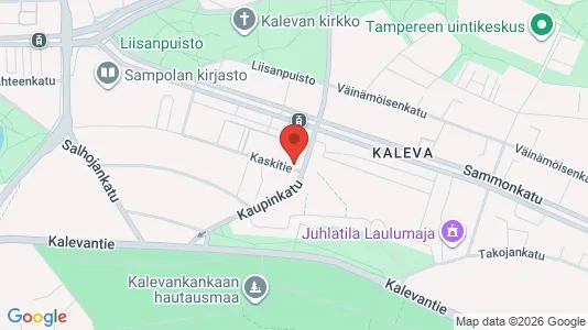 Apartments for rent i Tampere Keskinen - kort over placeringen