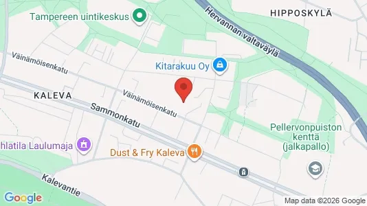 Apartments for rent i Tampere Keskinen - kort over placeringen