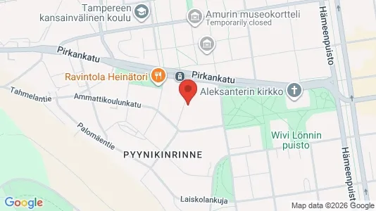 Apartments for rent i Tampere Keskinen - kort over placeringen