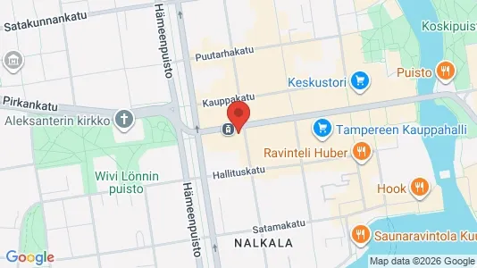 Apartments for rent i Tampere Keskinen - kort over placeringen