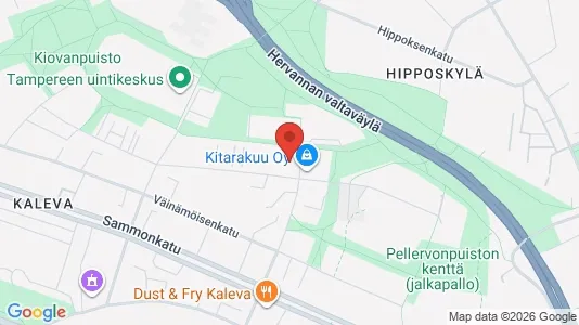 Apartments for rent i Tampere Keskinen - kort over placeringen