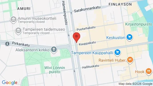 Apartments for rent i Tampere Keskinen - kort over placeringen