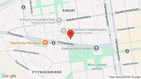 Apartments for rent i Tampere Keskinen - kort over placeringen