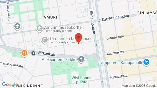 Apartments for rent i Tampere Keskinen - kort over placeringen