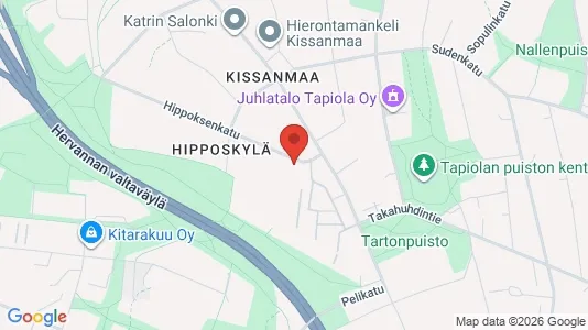 Apartments for rent i Tampere Keskinen - kort over placeringen
