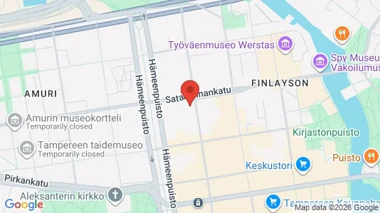 Apartments for rent i Tampere Keskinen - kort over placeringen