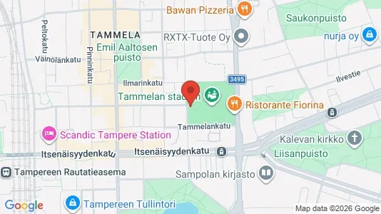 Apartments for rent i Tampere Keskinen - kort over placeringen