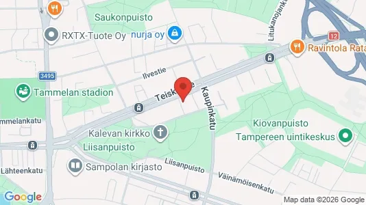Apartments for rent i Tampere Keskinen - kort over placeringen