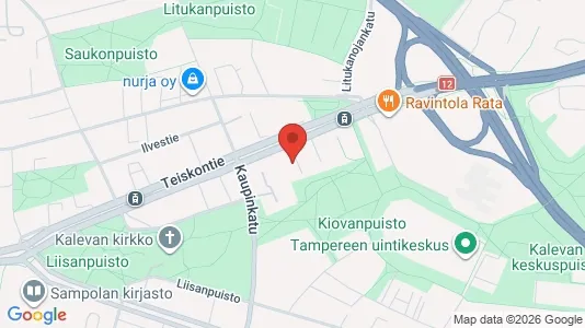 Apartments for rent i Tampere Keskinen - kort over placeringen