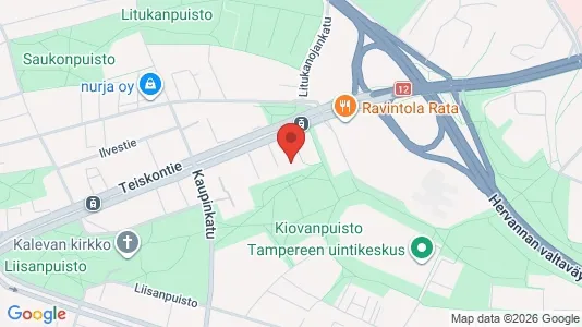 Apartments for rent i Tampere Keskinen - kort over placeringen