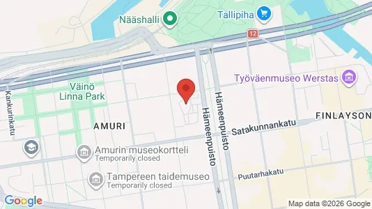 Apartments for rent i Tampere Keskinen - kort over placeringen