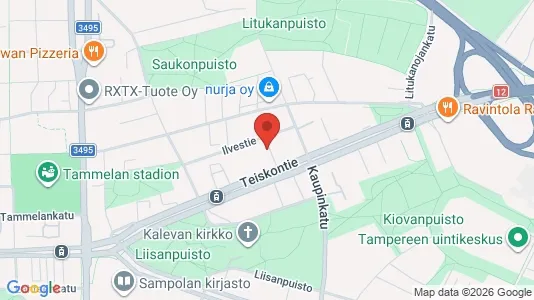 Apartments for rent i Tampere Keskinen - kort over placeringen
