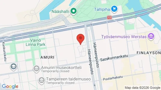 Apartments for rent i Tampere Keskinen - kort over placeringen