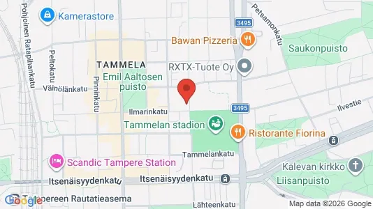 Apartments for rent i Tampere Keskinen - kort over placeringen