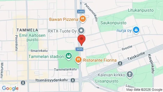 Apartments for rent i Tampere Keskinen - kort over placeringen