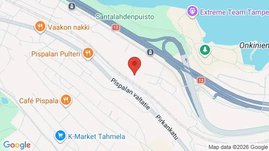 Apartments for rent i Tampere Keskinen - kort over placeringen
