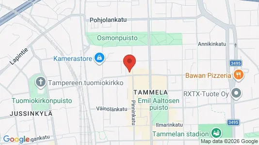 Apartments for rent i Tampere Keskinen - kort over placeringen