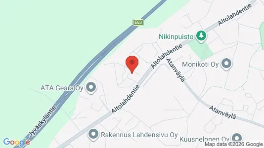 Apartments for rent i Tampere Keskinen - kort over placeringen