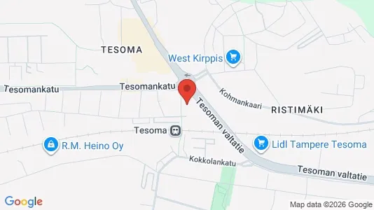 Apartments for rent i Tampere Lounainen - kort over placeringen