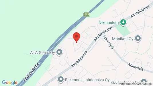 Apartments for rent i Tampere Keskinen - kort over placeringen