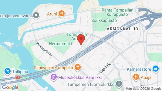 Apartments for rent i Tampere Keskinen - kort over placeringen