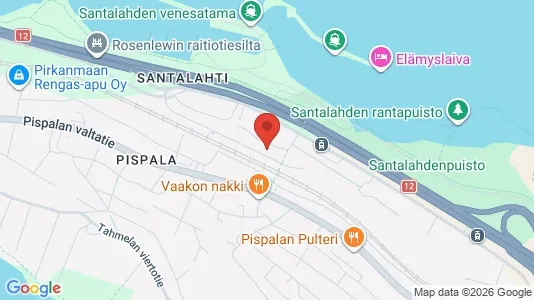 Apartments for rent i Tampere Keskinen - kort over placeringen