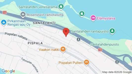 Apartments for rent i Tampere Keskinen - kort over placeringen