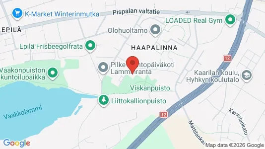 Apartments for rent i Tampere Lounainen - kort over placeringen