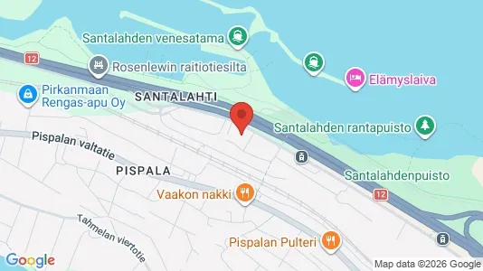 Apartments for rent i Tampere Keskinen - kort over placeringen
