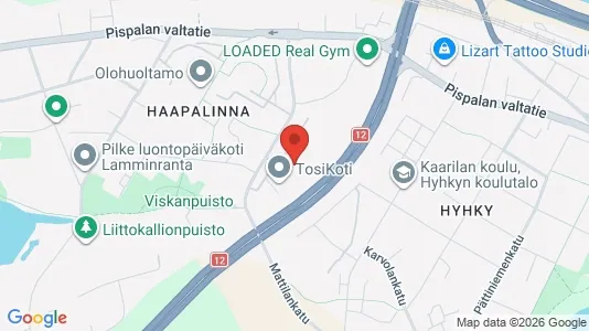 Apartments for rent i Tampere Keskinen - kort over placeringen
