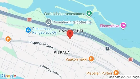 Apartments for rent i Tampere Keskinen - kort over placeringen