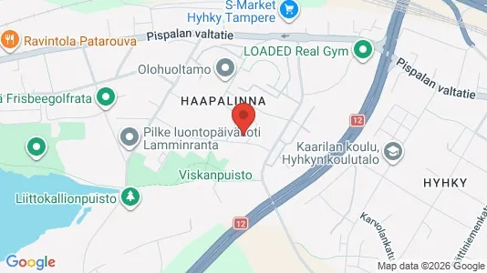 Apartments for rent i Tampere Keskinen - kort over placeringen