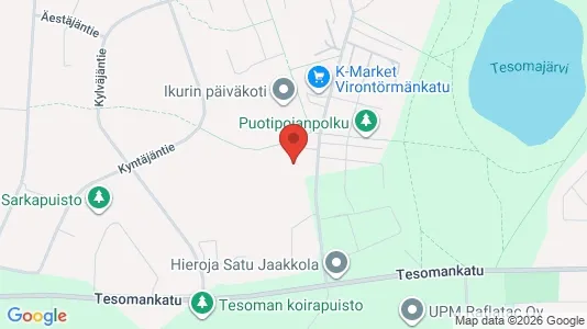 Apartments for rent i Tampere Lounainen - kort over placeringen