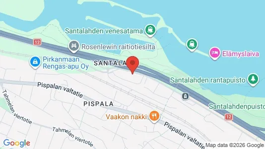 Apartments for rent i Tampere Keskinen - kort over placeringen