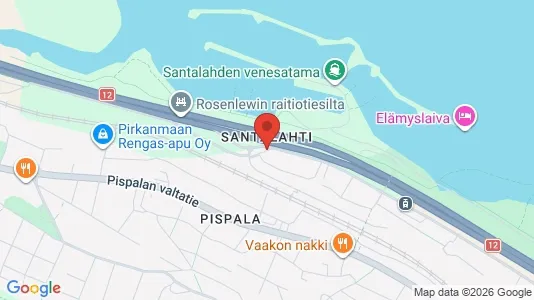 Apartments for rent i Tampere Keskinen - kort over placeringen