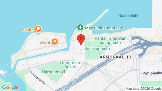 Apartments for rent i Tampere Keskinen - kort over placeringen