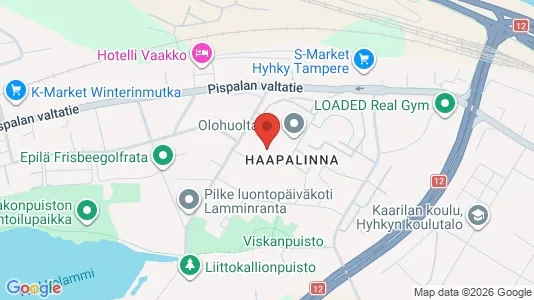 Apartments for rent i Tampere Lounainen - kort over placeringen