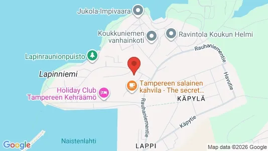 Apartments for rent i Tampere Keskinen - kort over placeringen