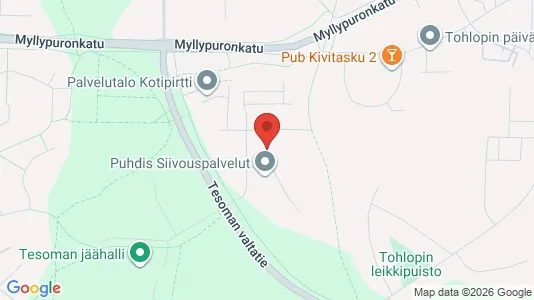 Apartments for rent i Tampere Lounainen - kort over placeringen
