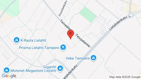 Apartments for rent i Tampere Luoteinen - kort over placeringen