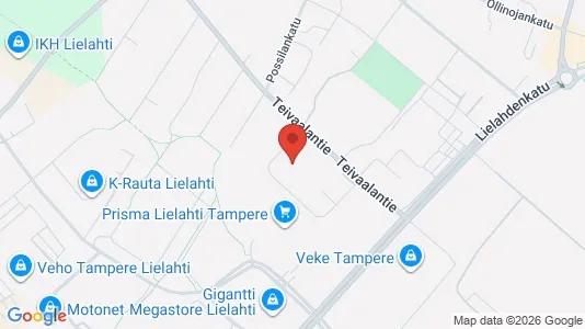 Apartments for rent i Tampere Keskinen - kort over placeringen