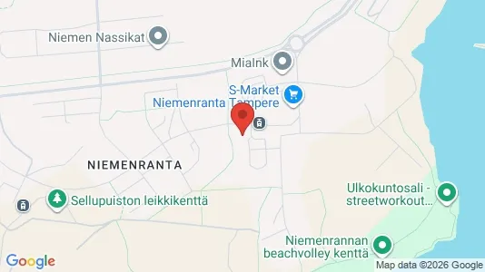 Apartments for rent i Tampere Keskinen - kort over placeringen