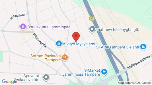 Apartments for rent i Tampere Lounainen - kort over placeringen