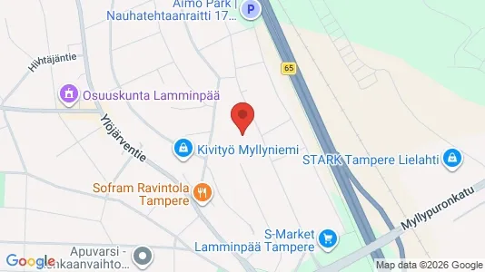 Apartments for rent i Tampere Lounainen - kort over placeringen