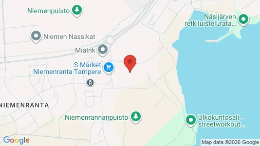 Apartments for rent i Tampere Keskinen - kort over placeringen