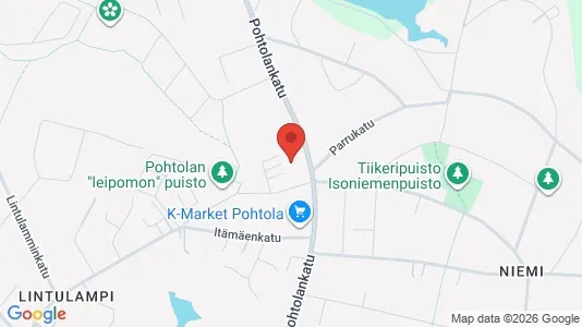Apartments for rent i Tampere Luoteinen - kort over placeringen