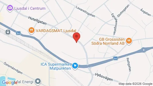 Apartments for rent i Ljusdal - kort over placeringen