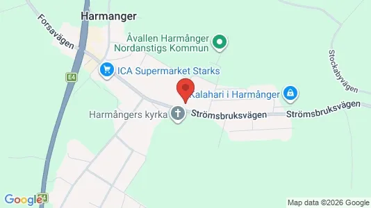 Apartments for rent i Nordanstig - kort over placeringen