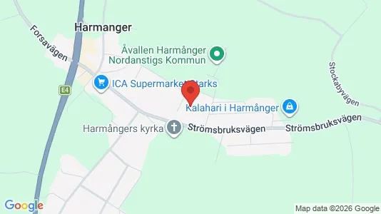 Apartments for rent i Nordanstig - kort over placeringen
