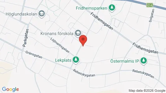 Apartments for rent i Sundsvall - kort over placeringen